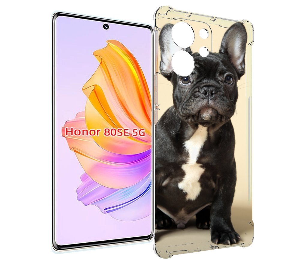 

Чехол MyPads французскии бульдог для Honor 80 SE, Прозрачный, Tocco