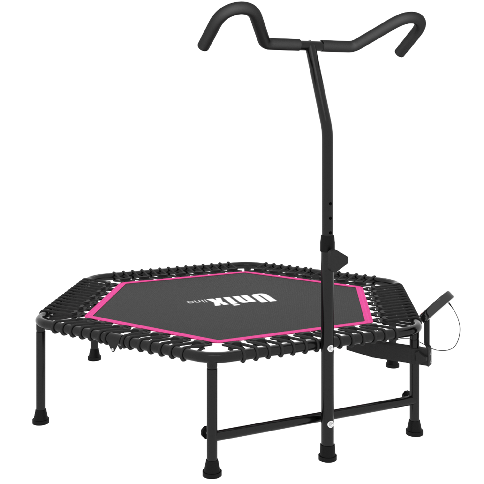 Батут спортивный UNIX Line FITNESS Pink PRO (130 cm) TR130FITPP