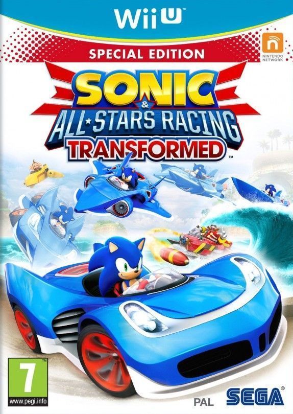 фото Игра sonic and all-stars racing transformed специальное издание (wii u) sega