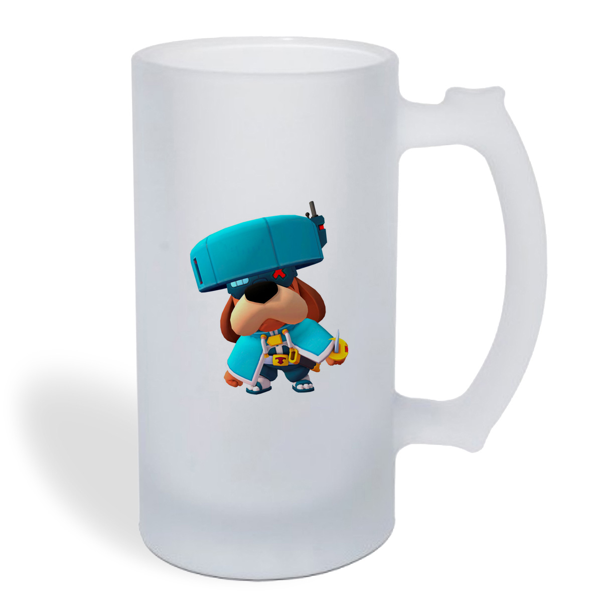 

Кружка пивная CoolPodarok Игры. Brawl Stars Генерал Гавс