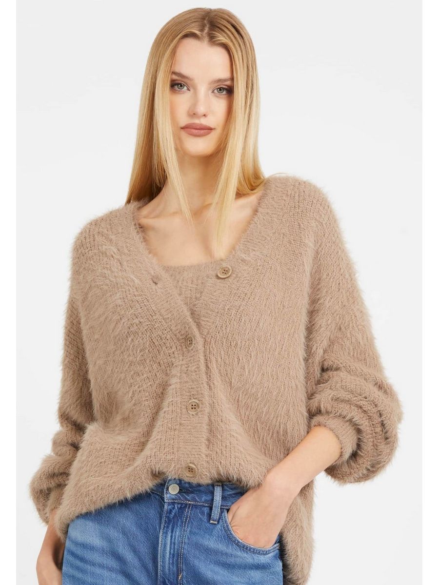

Кардиган женский Guess GU121I0TH коричневый L, GU121I0TH