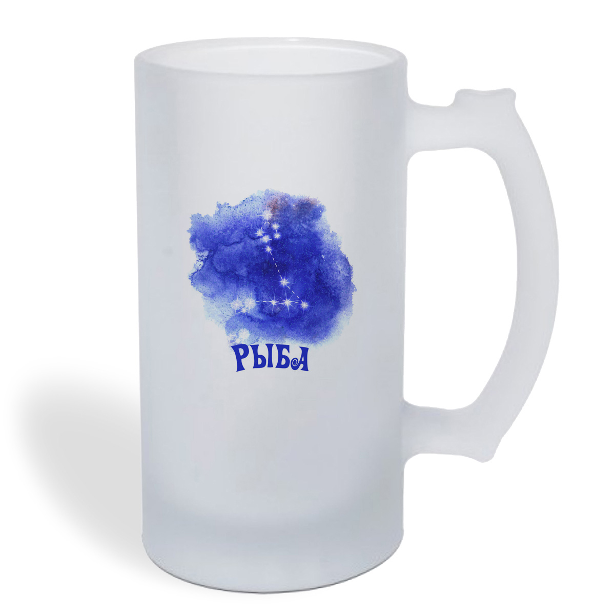 

Кружка пивная CoolPodarok Знаки зодиака. Рыба