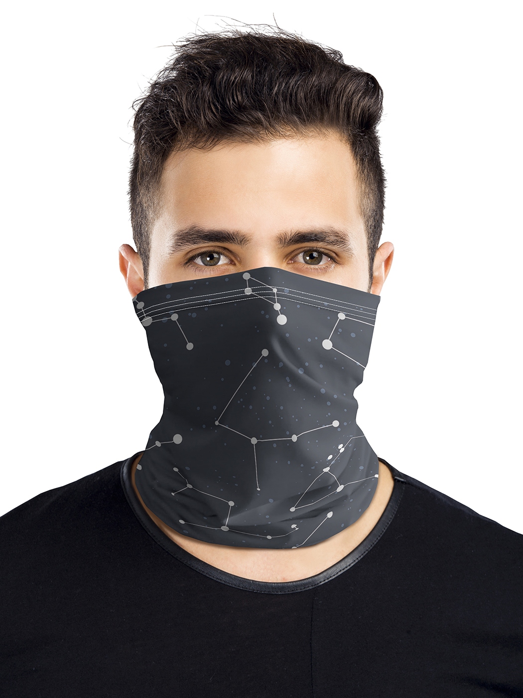 фото Универсальный бафф маска joyarty "множество созвездий"