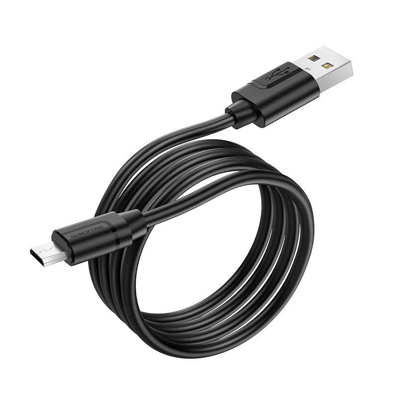 Кабель usb - usb Borofone 1 м черный