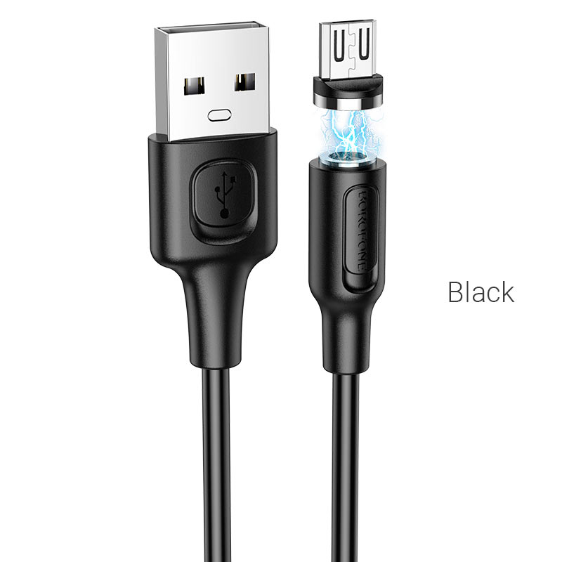

Кабель usb - usb Borofone 1 м черный