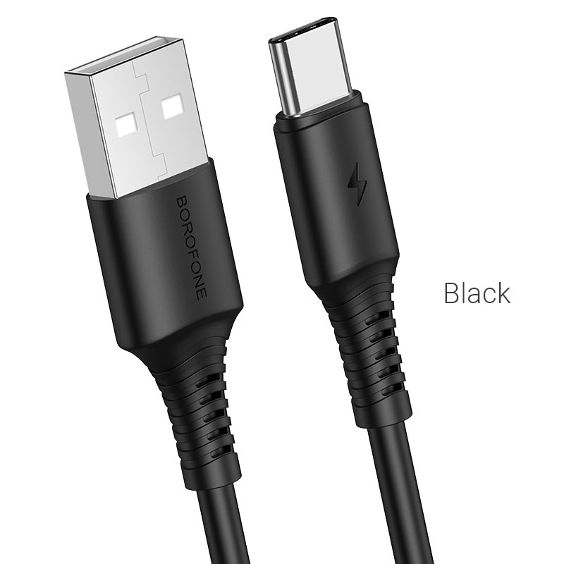 

Кабель usb - usb Borofone 1 м черный