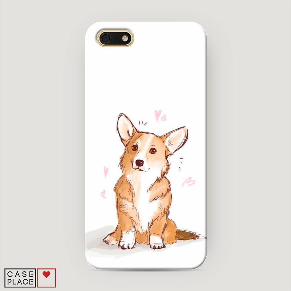 

Чехол Awog "Корги любовь" для Huawei Y5 Prime 2018, 66320-1