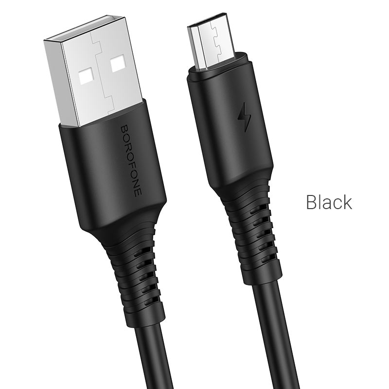 фото Кабель usb - usb borofone 1 м черный