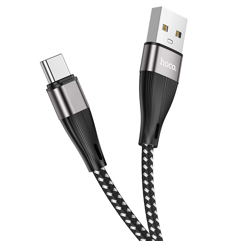 фото Кабель usb - usb hoco 1 м черный