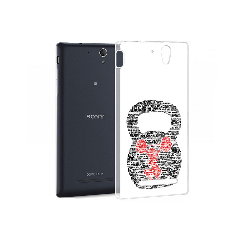 

Чехол MyPads Tocco для Sony Xperia C3 бодибилдинг гиря из слов (PT18760.251.232), Прозрачный, Tocco