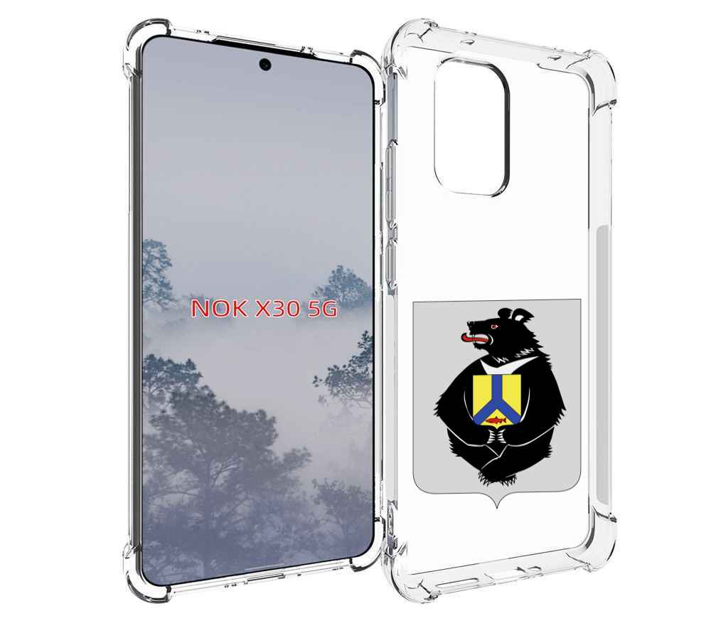 

Чехол MyPads герб-хабаровский-край для Nokia X30 5G, Tocco