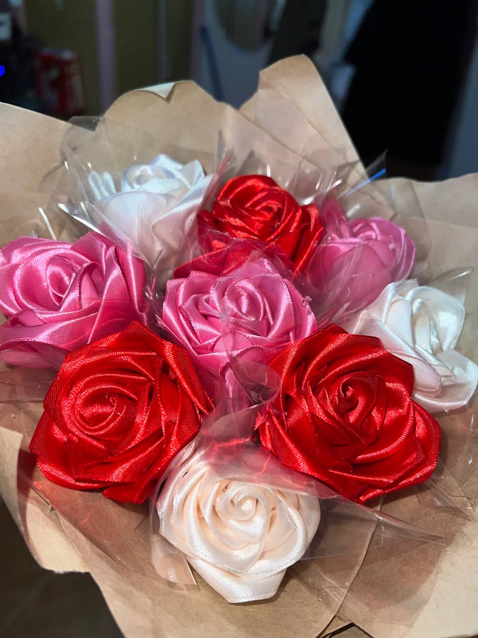 

Букет розовых, красных, белых розYourFlowers90127914, Белый;красный;розовый, 1.1