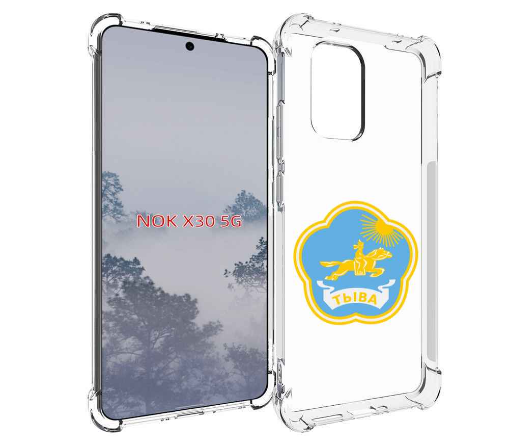 

Чехол MyPads герб-тыва-кызыл для Nokia X30 5G, Tocco