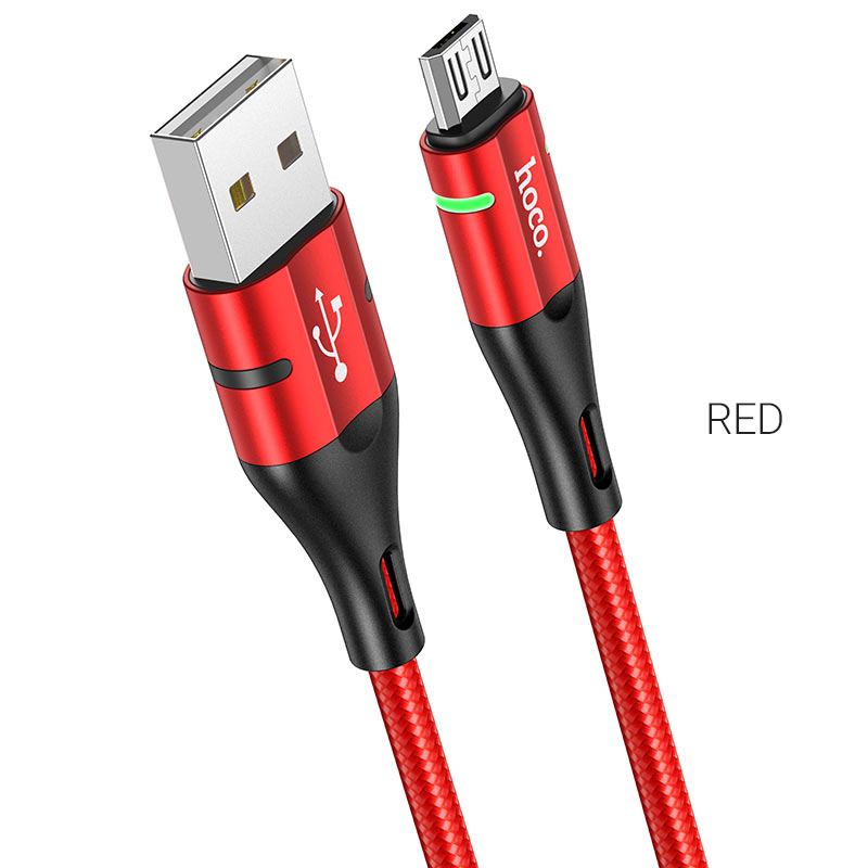 фото Кабель usb - usb hoco 1 м красный