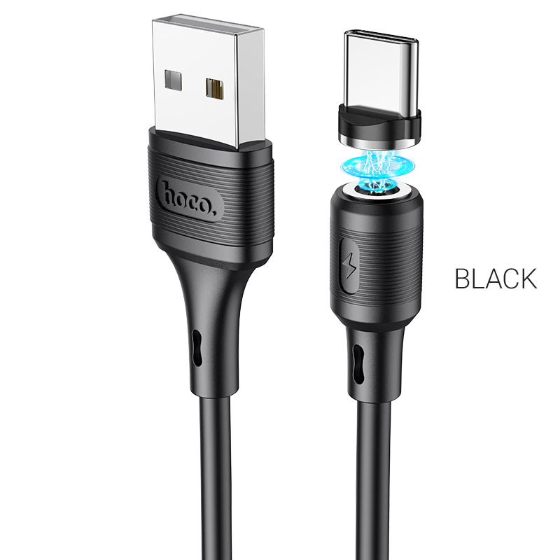 фото Кабель usb - usb hoco 1 м черный