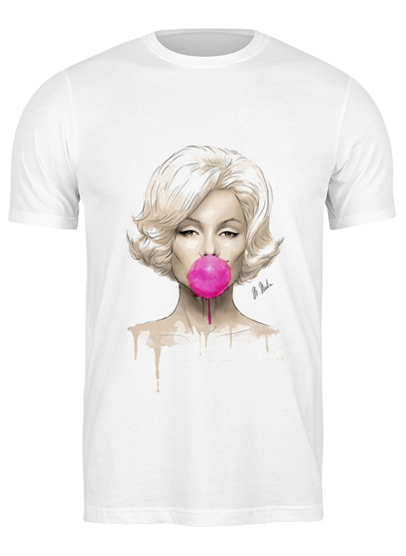

Футболка мужская Printio Marilyn monroe 662570 белая M, Белый, Marilyn monroe 662570