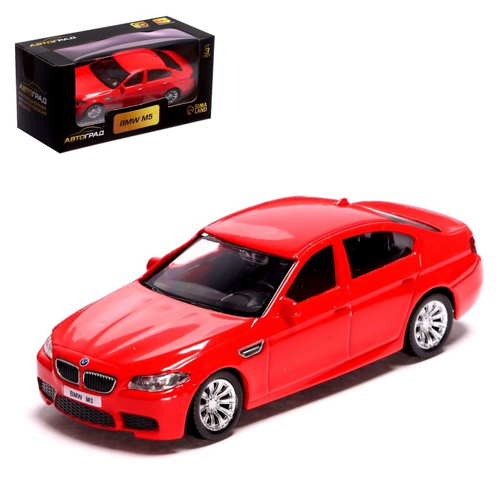 

Машина металлическая Автоград BMW M5, 1:43, красный 7335834, 7335834-1