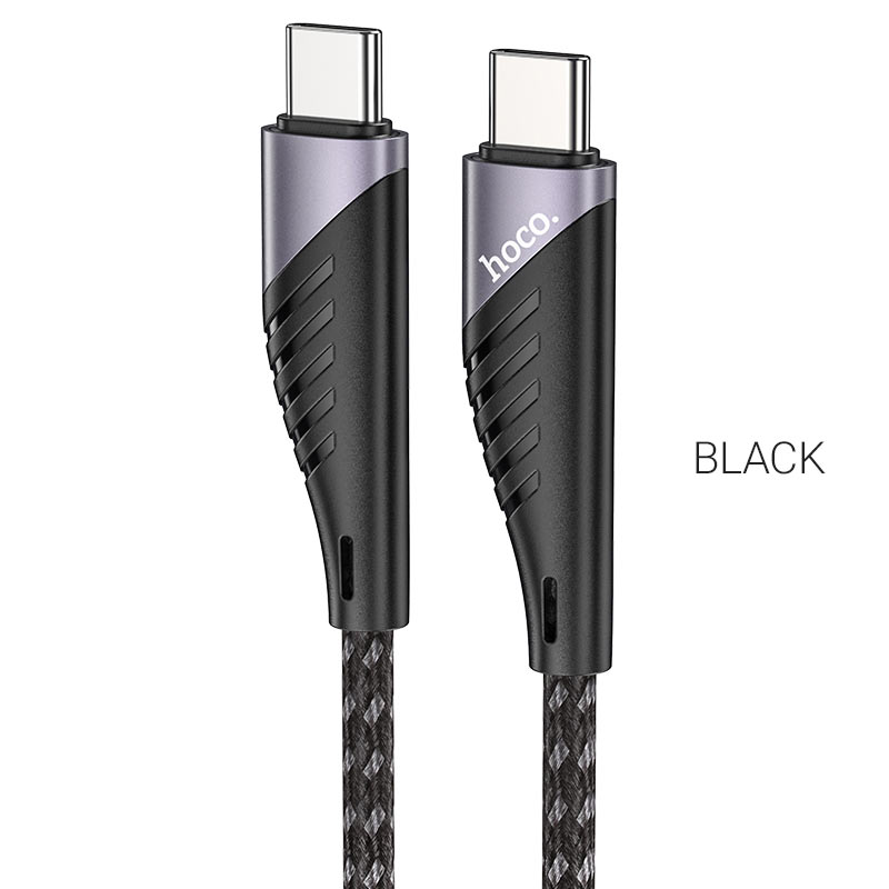 фото Кабель usb - usb hoco 1 м черный