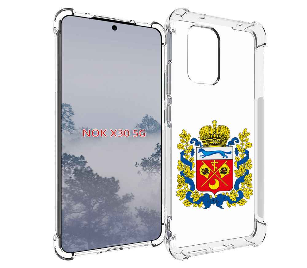 

Чехол MyPads герб-оренбургская-область для Nokia X30 5G, Tocco