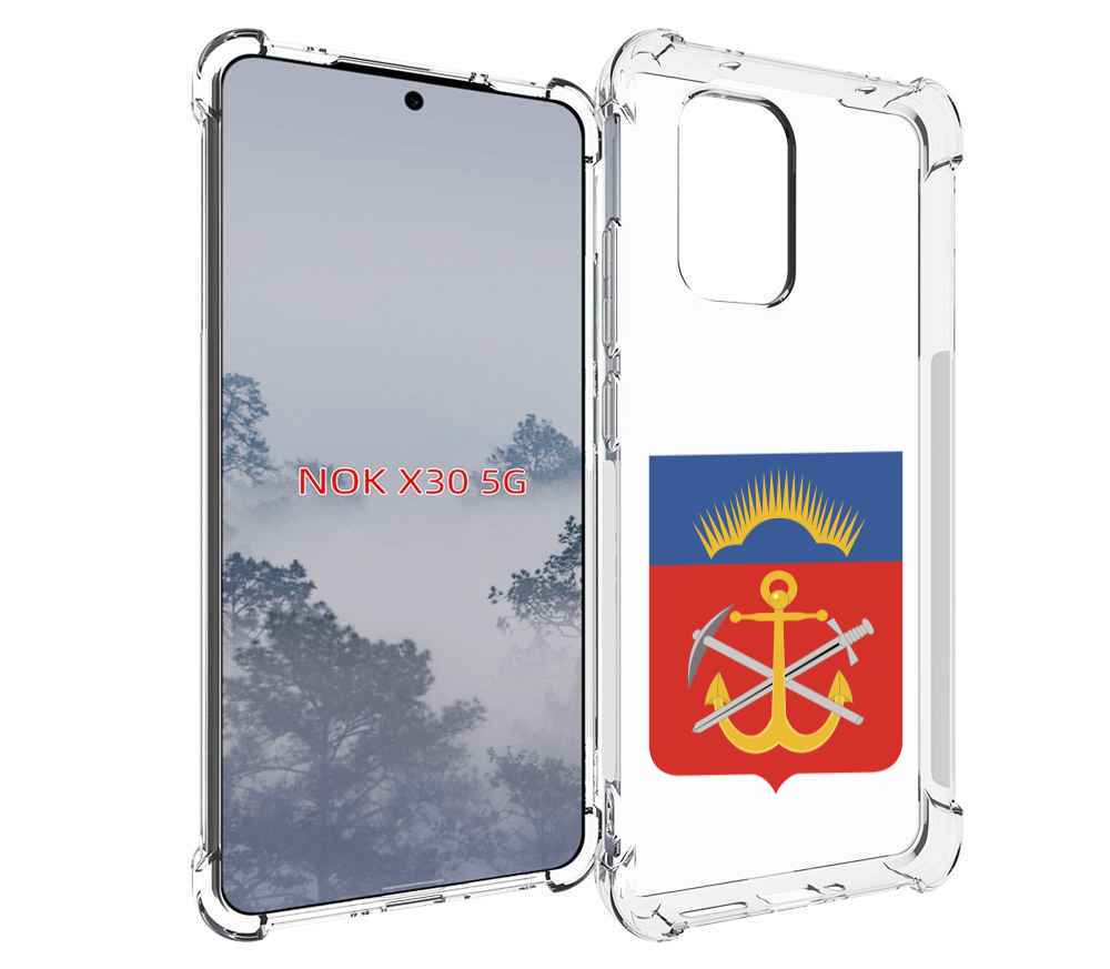 

Чехол MyPads герб-мурманская-область для Nokia X30 5G, Tocco