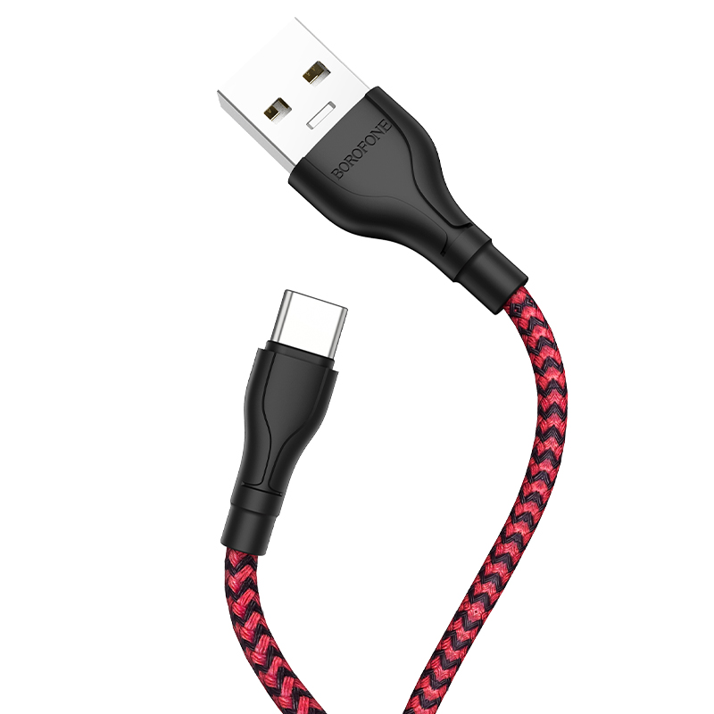 фото Кабель usb - usb borofone 1 м черный