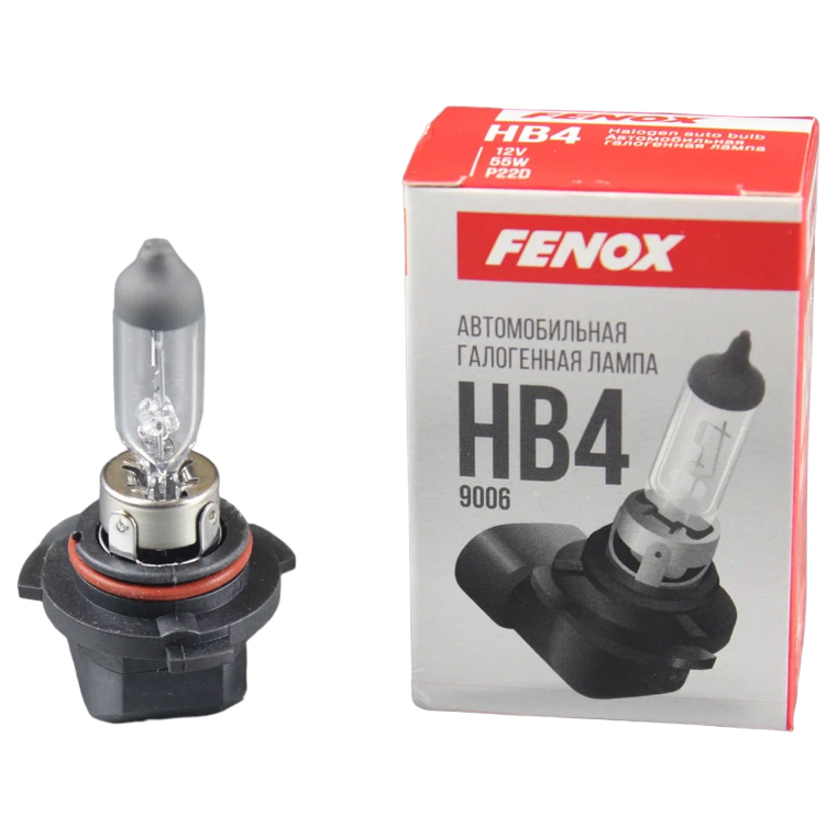 Лампа 12v Hb4/9006 55w P22d Fenox 1 Шт. Картон Bh1600 FENOX  BH1600