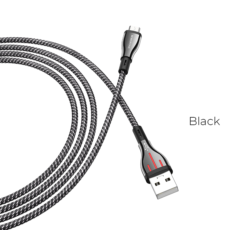 

Кабель usb - usb Borofone 1 м серый
