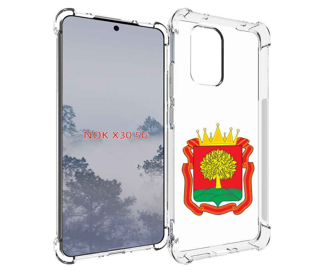 

Чехол MyPads герб-липецкая-область для Nokia X30 5G, Tocco