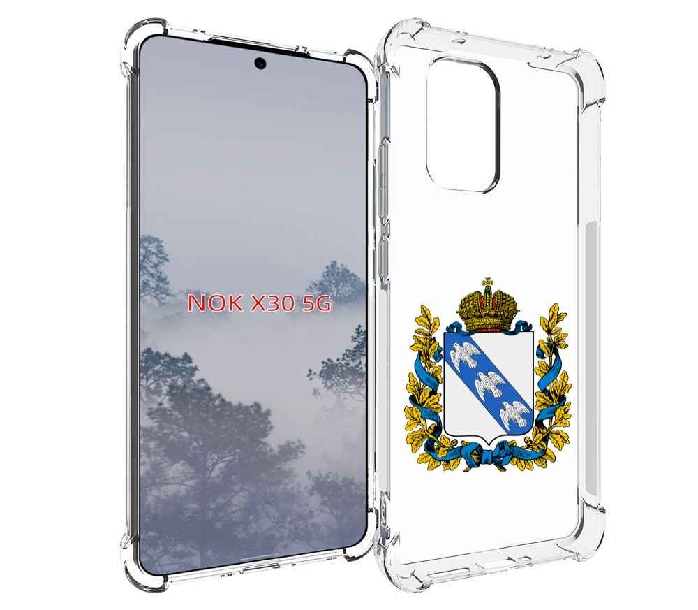 

Чехол MyPads герб-курская-область для Nokia X30 5G, Tocco