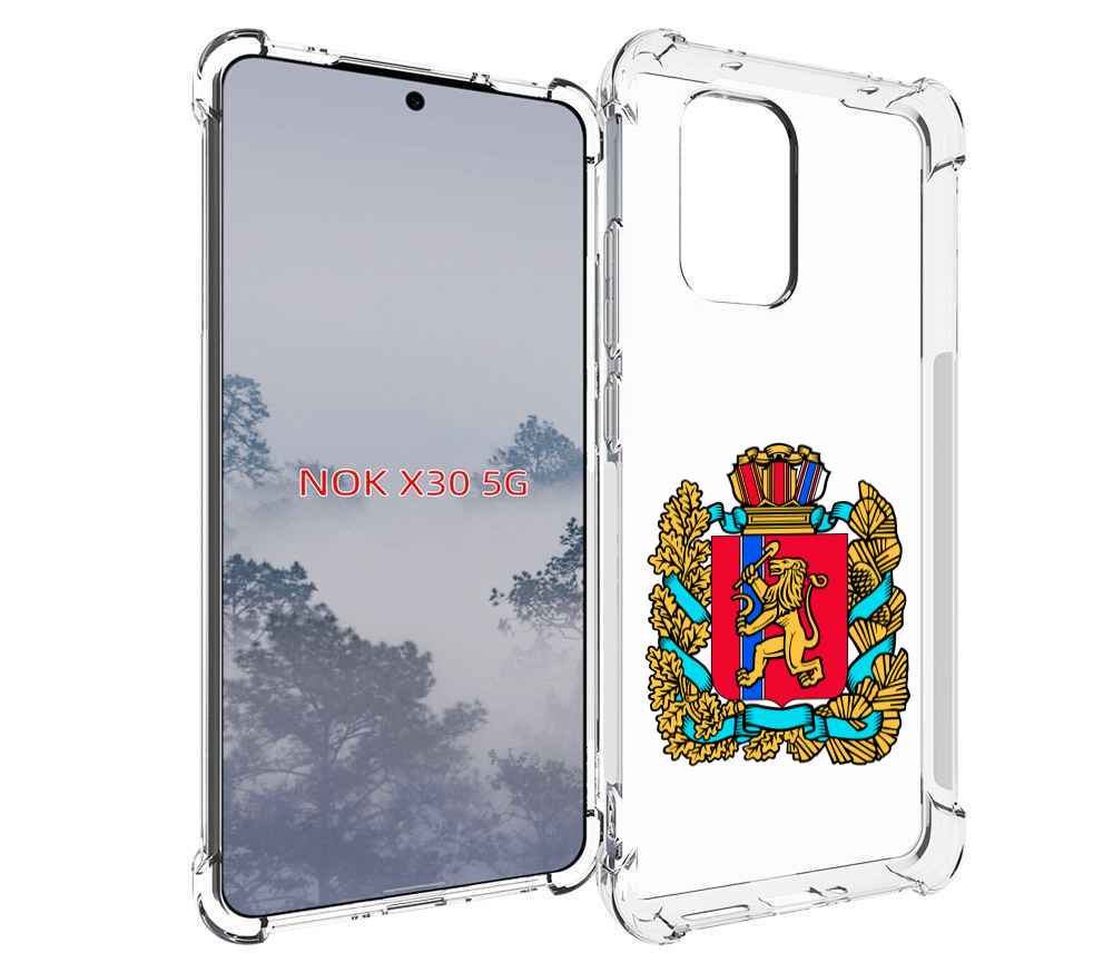 

Чехол MyPads герб-красноярский-край для Nokia X30 5G, Tocco