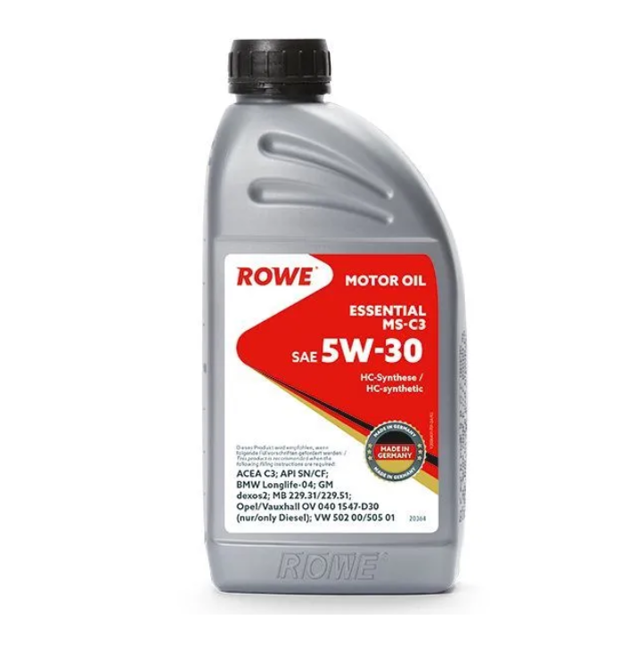 Моторное масло ROWE Essential Sae 5W30 Fo 1л