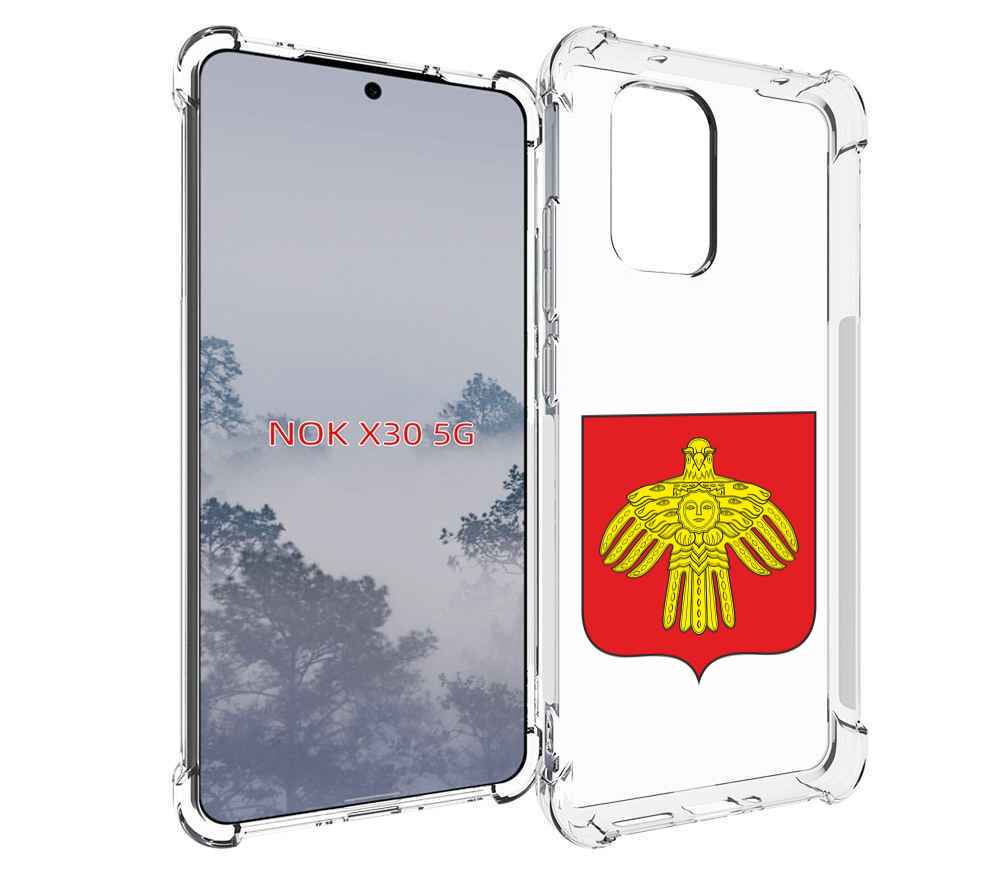 

Чехол MyPads герб-коми-сыктывкар для Nokia X30 5G, Tocco