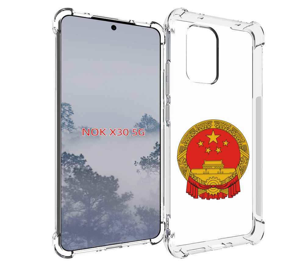 

Чехол MyPads герб-китай для Nokia X30 5G, Tocco
