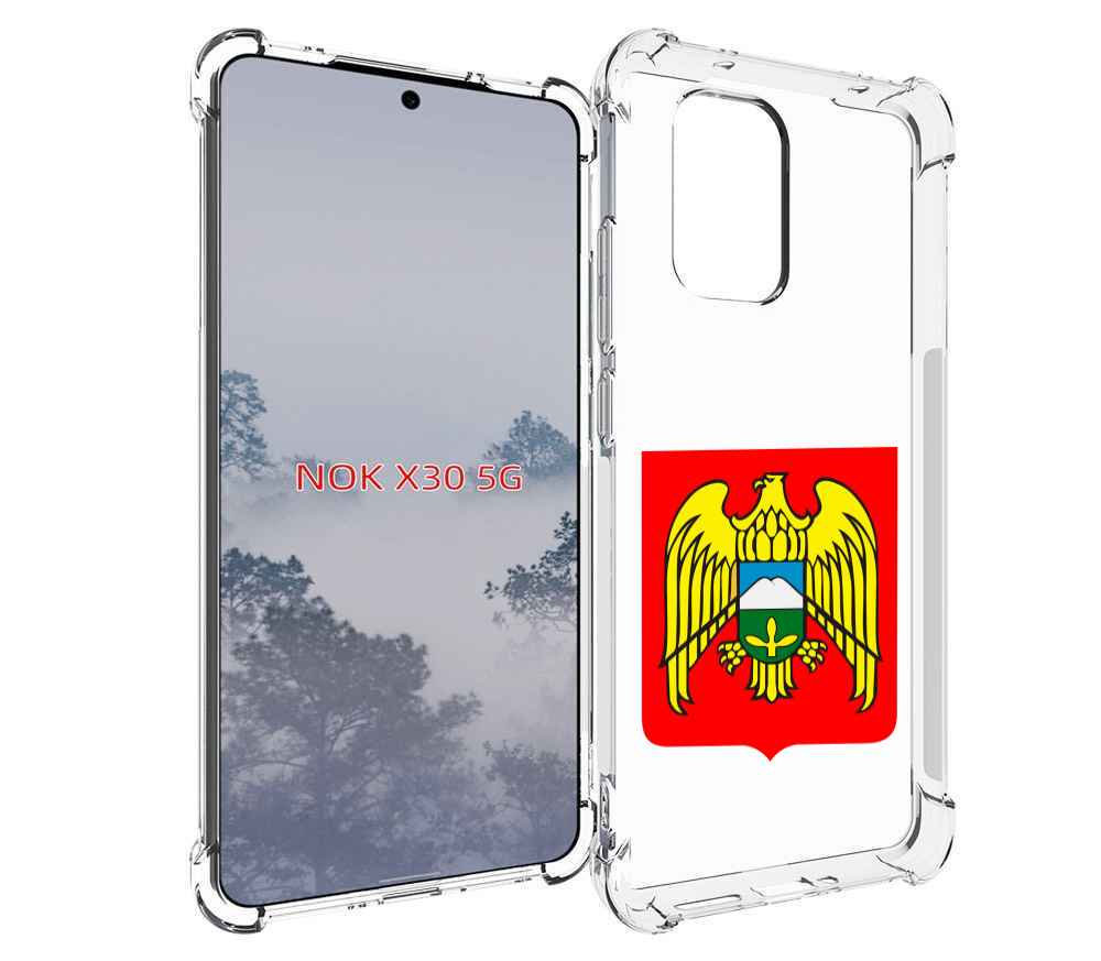 

Чехол MyPads герб-кабардино-балкария-нальчик для Nokia X30 5G, Tocco