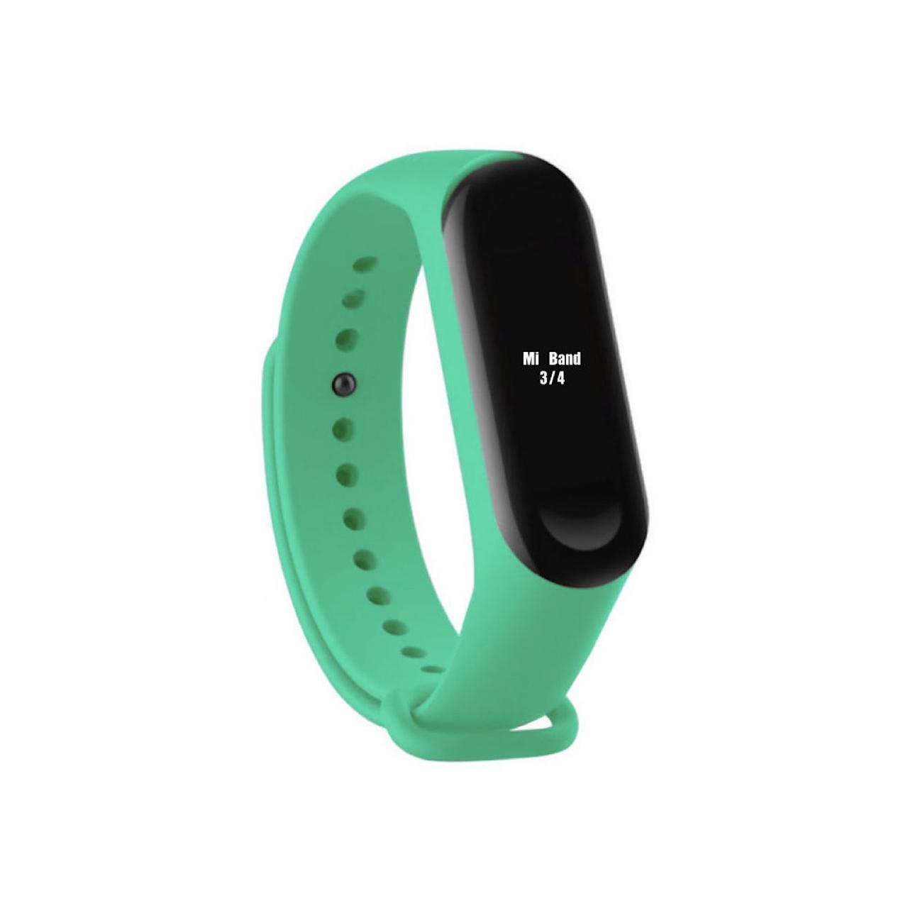 

Ремешок для фитнес-браслета Xiaomi Mi Band 3 / 4 Мятный, для фитнес-браслета Xiaomi Mi Band 3 / 4