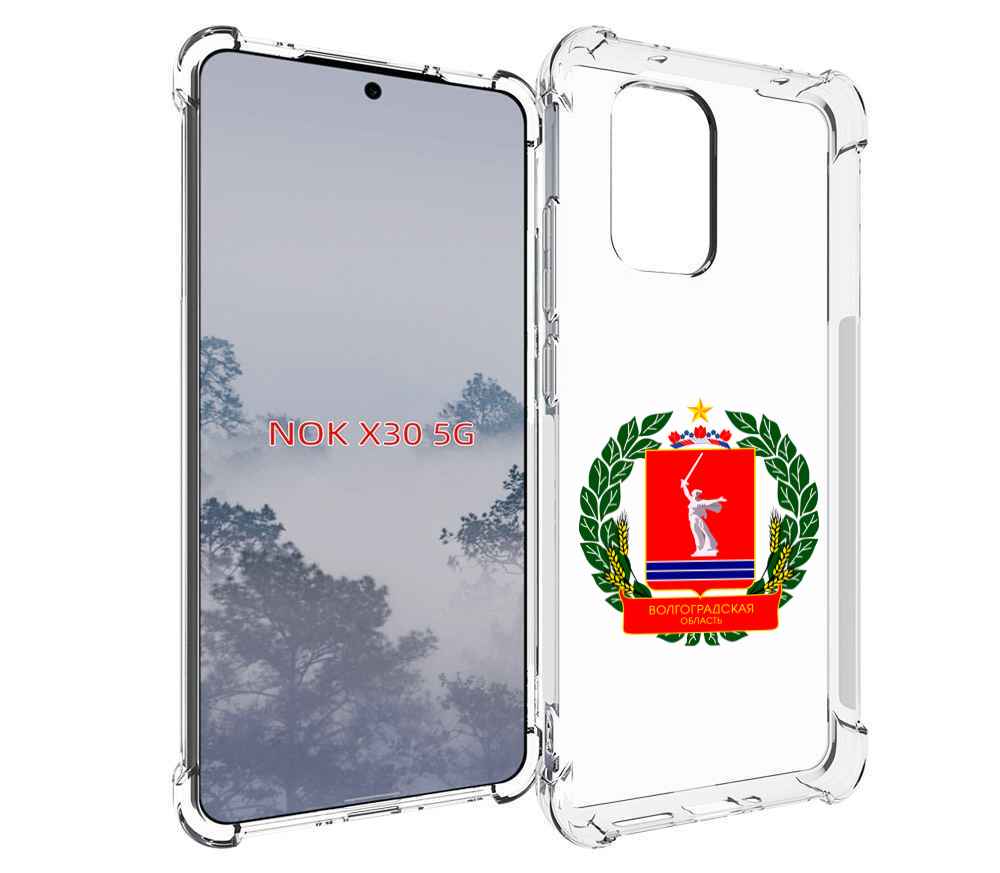 

Чехол MyPads герб-волголградской-области для Nokia X30 5G, Tocco