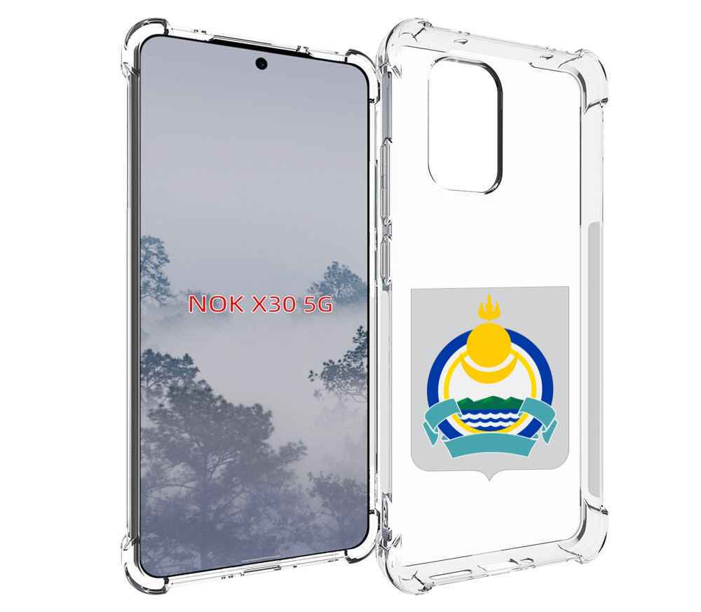 

Чехол MyPads герб-бурятия для Nokia X30 5G, Tocco