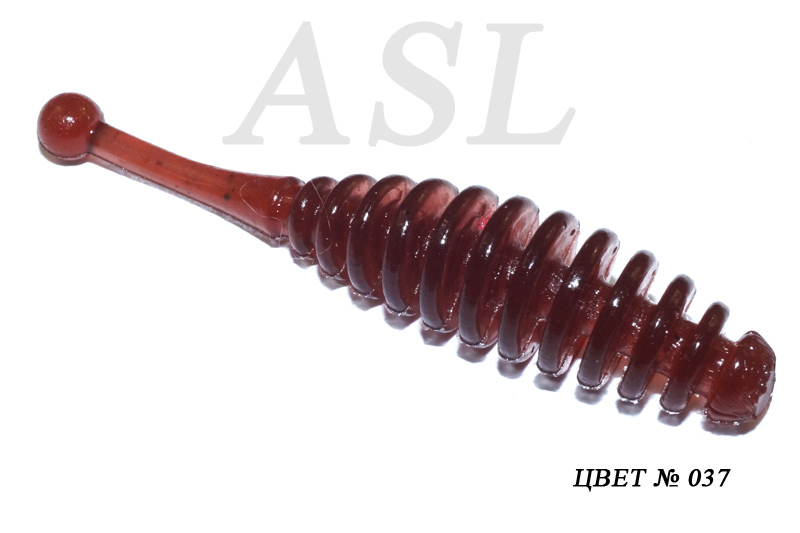 

Силиконовая приманка ASL Бу-Бу цв. 037 L-7 см 7шт/уп, Бу-бу