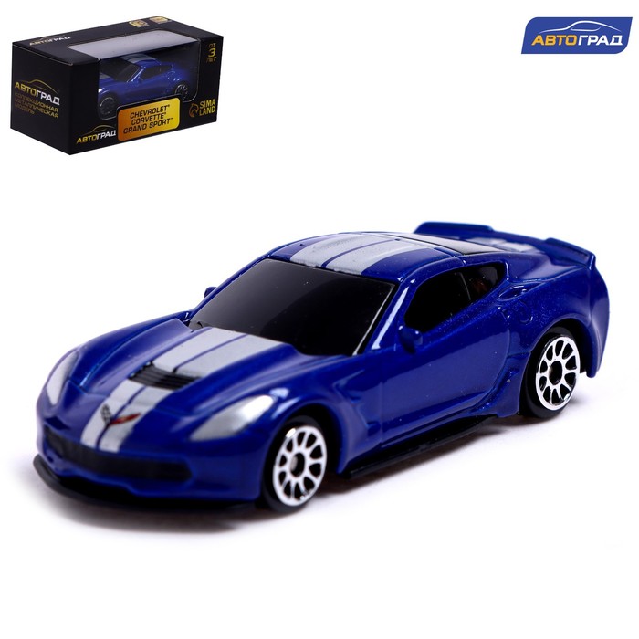 

Машина металлическая Автоград CHEVROLET CORVETTE GRAND SPORT, 1:64, синий 7152990, Разноцветный, 7152990-1