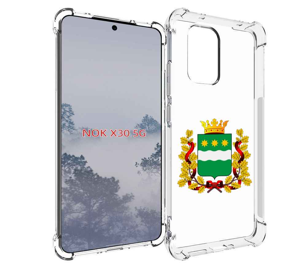 

Чехол MyPads герб-амурской-области для Nokia X30 5G, Tocco