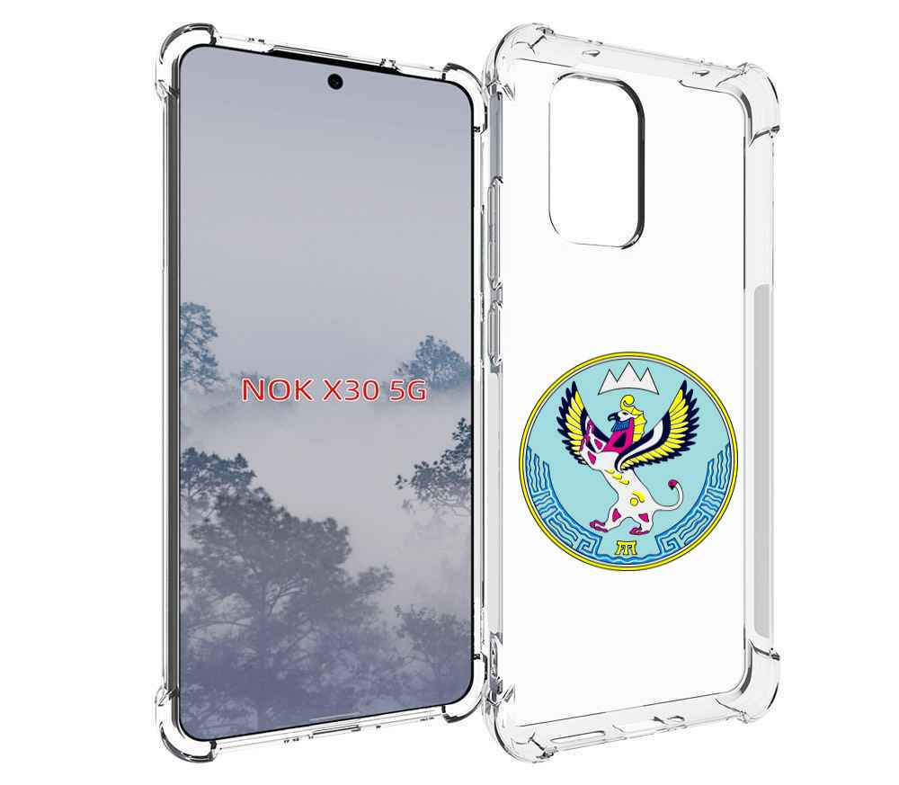 

Чехол MyPads герб-алтай-горно-алтайск для Nokia X30 5G, Tocco