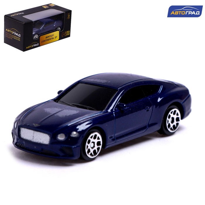 Машина металлическая Автоград BENTLEY CONTINENTAL GT, 1:64, синий 7152985 машина металлическая rmz city 1 64 the bentley continental gt 2018 красный