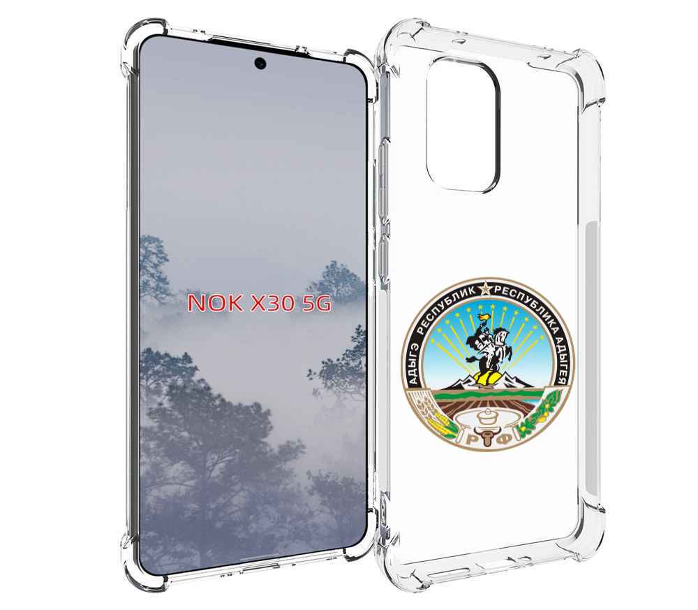 

Чехол MyPads герб-адыгея-майкоп для Nokia X30 5G, Tocco