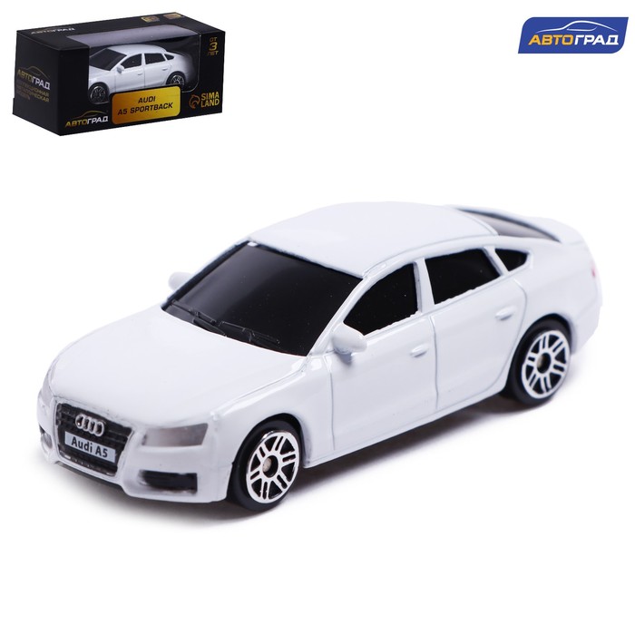 Машина металлическая Автоград AUDI A5, 1:64, белый 7152980 машина пламенный мотор металлическая 1 43 audi q7 белый 870295