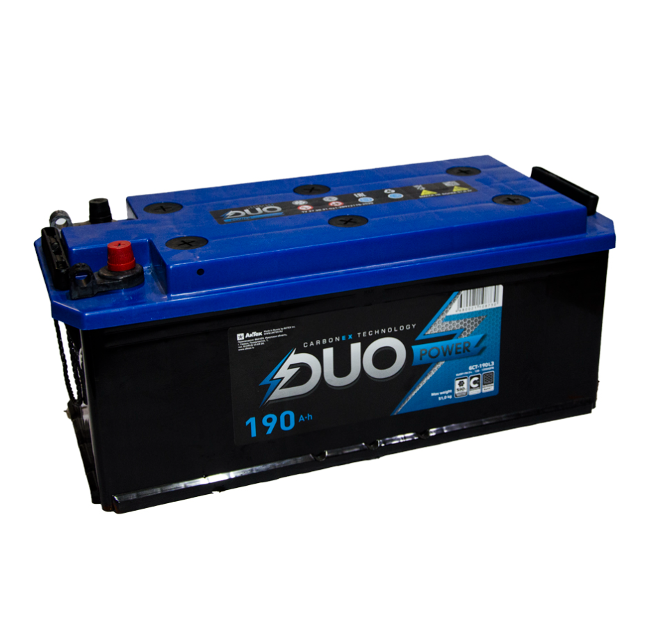 

DUO POWER DUOP 190-3-L-У АКБ 190 А/ч п.п. Duo Power ток 1350 514 х 218 х 217