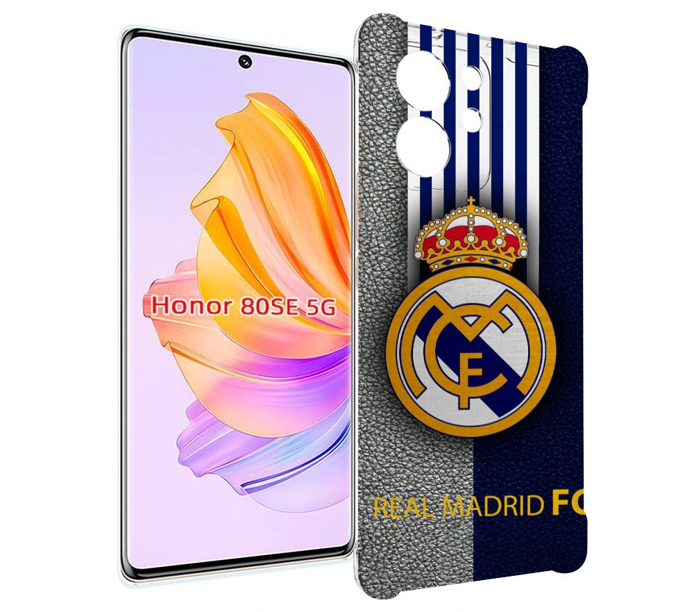 

Чехол MyPads фк реал мадрид мужской для Honor 80 SE, Прозрачный, Tocco