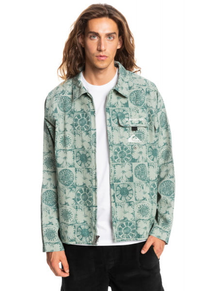 

Ветровка мужская Quiksilver EQYJK03795 зеленая M, Зеленый, EQYJK03795