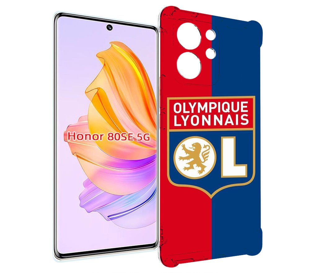 

Чехол MyPads фк лион эмблема для Honor 80 SE, Прозрачный, Tocco