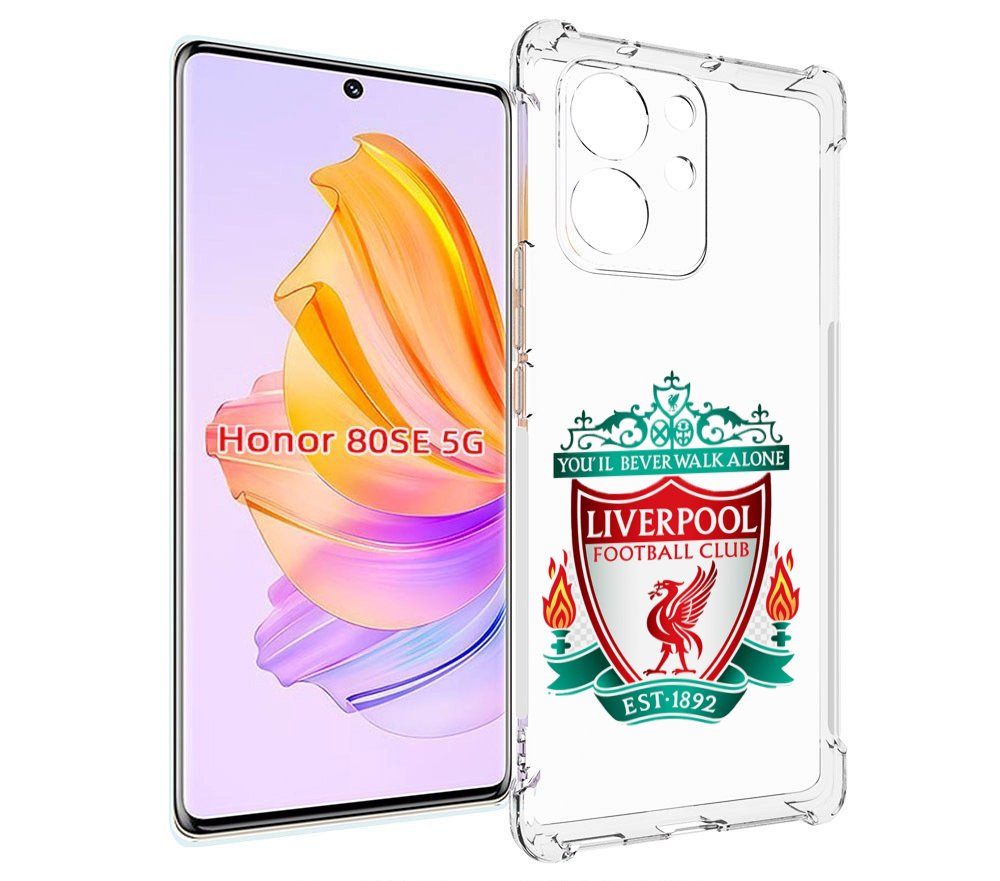 

Чехол MyPads фк ливерпуль мужской для Honor 80 SE, Прозрачный, Tocco