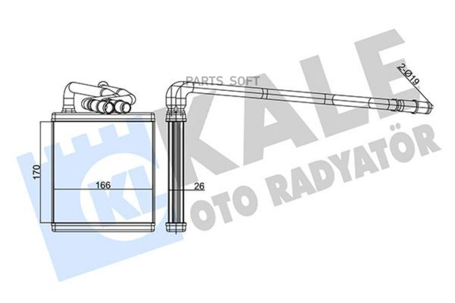 Радиатор отопителя ford: fiesta vi 1.25/1.4/1.4 lpg/1.4 tdci/1.6 tdci/1.6 ti 08-, fiesta v